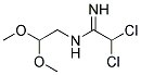 N-(2,2-DIMETHOXYETHYL)DICHLOROACETAMIDINE Struktur