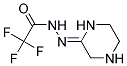 TRIFLUORO-ACETIC ACID PIPERAZIN-(2Z)-YLIDENE-HYDRAZIDE Struktur