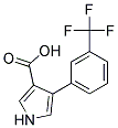 4-[3-(TRIFLUOROMETHYL)PHENYL]-1H-PYRROLE-3-CARBOXYLIC ACID Struktur