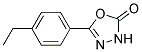 5-(4-ETHYLPHENYL)-1,3,4-OXADIAZOL-2(3H)-ONE Struktur