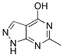 6-METHYL-1H-PYRAZOLO[3,4-D]PYRIMIDIN-4-OL Struktur