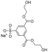 sodium 3,5-bis(beta-hydroxyethoxycarbonyl)benzenesulfonate Struktur