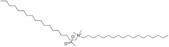 Dioctadecyl dimethyl ammonium acetate Struktur