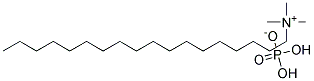 Octadecy trimethyl ammonium phosphate Struktur