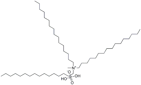 Tridodecyl methyl ammonium phosphate Struktur