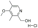 3,5-Dimethyl-4-Methoxy-2-Pyridinemethanol Hydrochloride Struktur