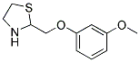 3-methoxyphenoxy methyl Tetrahydrothiazole Struktur