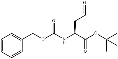 T-BUTYL (2S)-2-[(BENZYLOXYCARBONYLAMINO)]-4-OXO-BUTYRATE Structure