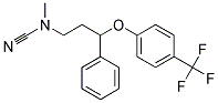 N-CYANO-N-METHYL-3-(4-TRIFLUOROMETHYL PHENOXY)-3-PHENYL PROPANAMINE Struktur