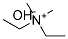N,N-DIETHYL-N,N-DIMETHYLAMMONIUM HYDROXIDE Struktur