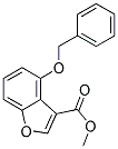 METHYL 4-(BENZYLOXY)BENZOFURAN-3-CARBOXYLATE Struktur