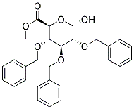 METHYL 2,3,4-TRI-O-BENZYL-A-D-GLUCURONIC ACID Struktur