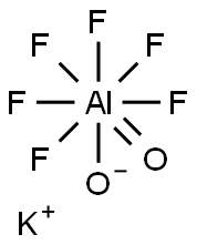 KALIUMHEXAFLUOROALUMINAT Struktur