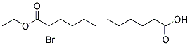 ETHYL 2-BROMO HEXANOATE (CAPROATE) Struktur