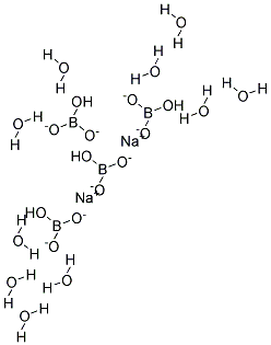 DI-SODIUMTETRABORAT DECAHYDRATE Struktur