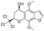 CIS-4,9-DIMETHOXY-7-TRICHLOROMETHYL-5H-FURO-[3,2-G]-CHROMAN-5-OL Struktur