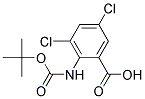 ANTHRANILIC ACID, N-BOC--3,5-DICHLORO Struktur