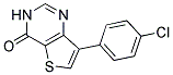 7-(4-CHLOROPHENYL)-3H-THIENO[3,2-D]PYRIMIDIN-4-ONE Struktur