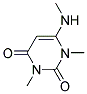 6-METHYLAMINO-1,3-DIMETHYLURACIL Struktur