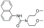 5-[3,3-BIS-(2-METHOXY-ETHYL)-UREIDO]-NAPHTHALENE- Struktur