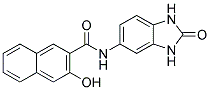 3-HYDROXY-N-(2-OXO-5-BENZIMIDAZOLINYL)-2-NAPHTAMIDE Struktur