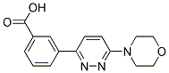 3-(6-MORPHOLINOPYRIDAZIN-3-YL)BENZOIC ACID Struktur