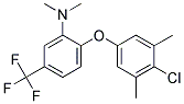 N1,N1-DIMETHYL-2-(4-CHLORO-3,5-DIMETHYLPHENOXY)-5-(TRIFLUOROMETHYL)ANILINE, TECH Struktur