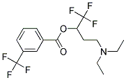 3-(DIETHYLAMINO)-1-(TRIFLUOROMETHYL)PROPYL 3-(TRIFLUOROMETHYL)BENZOATE, TECH Struktur