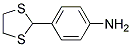 4-(1,3-DITHIOLAN-2-YL)ANILINE, 97+% Struktur