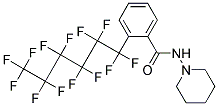 N-PIPERIDINO-2-(1,1,2,2,3,3,4,4,5,5,6,6,6-TRIDECAFLUOROHEXYL)BENZAMIDE, TECH Struktur