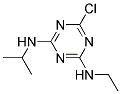 N2-ETHYL-N4-ISOPROPYL-6-CHLORO-1,3,5-TRIAZINE-2,4-DIAMINE, TECH Struktur