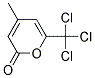 4-METHYL-6-(TRICHLOROMETHYL)-2H-PYRAN-2-ONE, TECH Struktur