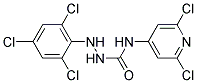 N1-(2,6-DICHLORO-4-PYRIDYL)-2-(2,4,6-TRICHLOROPHENYL)HYDRAZINE-1-CARBOXAMIDE, TECH Struktur