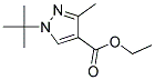 ETHYL 1-(TERT-BUTYL)-3-METHYL-1H-PYRAZOLE-4-CARBOXYLATE Struktur