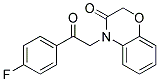 4-[2-(4-FLUOROPHENYL)-2-OXOETHYL]-4H-BENZO-[1,4]OXAZIN-3-ONE Struktur