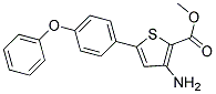 METHYL 3-AMINO-5-(4-PHENOXYPHENYL)THIOPHENE-2-CARBOXYLATE Struktur