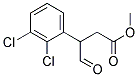 METHYL-3-FORMYL-3-(2,3-DICHLOROPHENYL)PROPIONATE Struktur