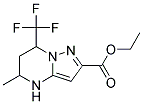 5-METHYL-7-TRIFLUOROMETHYL-4,5,6,7-TETRAHYDRO-PYRAZOLO[1,5- A ]PYRIMIDINE-2-CARBOXYLIC ACID ETHYL ESTER Struktur