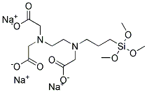 N-[(3-TRIMETHOXYSILYL)PROPYL]ETHYLENEDIAMINETRIACETICACID TRISODIUM SALT50% IN WATER Struktur