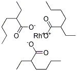 RHODIUM 2-ETHYLHEXANOATE SOLUTION Struktur