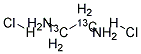 ETHYLENE-13C2-DIAMINE 2HCL 99% CHEMICA& Struktur