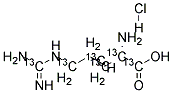 L-ARGININE-13C6 HCL 98 ATOM% 13 Struktur