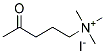 4-KETOAMYLTRIMETHYLAMMONIUM IODIDE Struktur