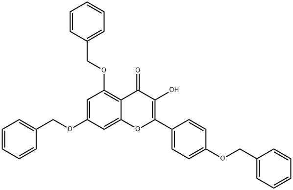 5,7-BIS-(BENZYLOXY)-2-(4-(BENZYLOXY)PHENYL)-3-HYDROXY-4H-CHROMEN-4-ONE