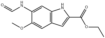 ETHYL 6-FORMYLAMINO-5-METHOXYINDOLE-2-CARBOXYLATE