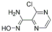 3-CHLOROPYRAZINE-2-CARBOXAMIDE OXIM Struktur