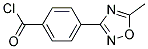 4-(5-METHYL-1,2,4-OXADIAZOL-3-YL)BENZOYL CHLORID Struktur