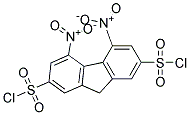 4,5-DINITRO-9H-FLUORENE-2,7-DISULPHONYL CHLORID Struktur