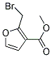 METHYL 2-(BROMOMETHYL)-3-FUROATE, TECH. Struktur