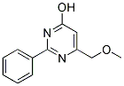 4-HYDROXY-6-METHOXYMETHYL-2-PHENYLPYRIMIDIN Struktur